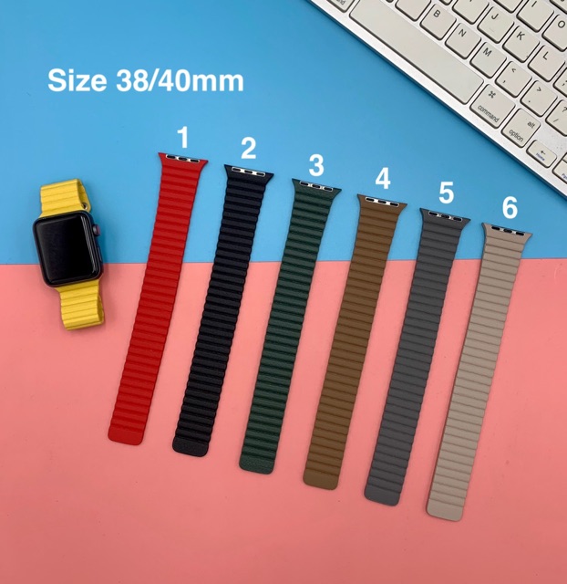 Dây Leather Loop dành cho Apple Watch 38mm / 40mm / 42mm / 44mm  Series 1 , 2 , 3 , 4 , 5
