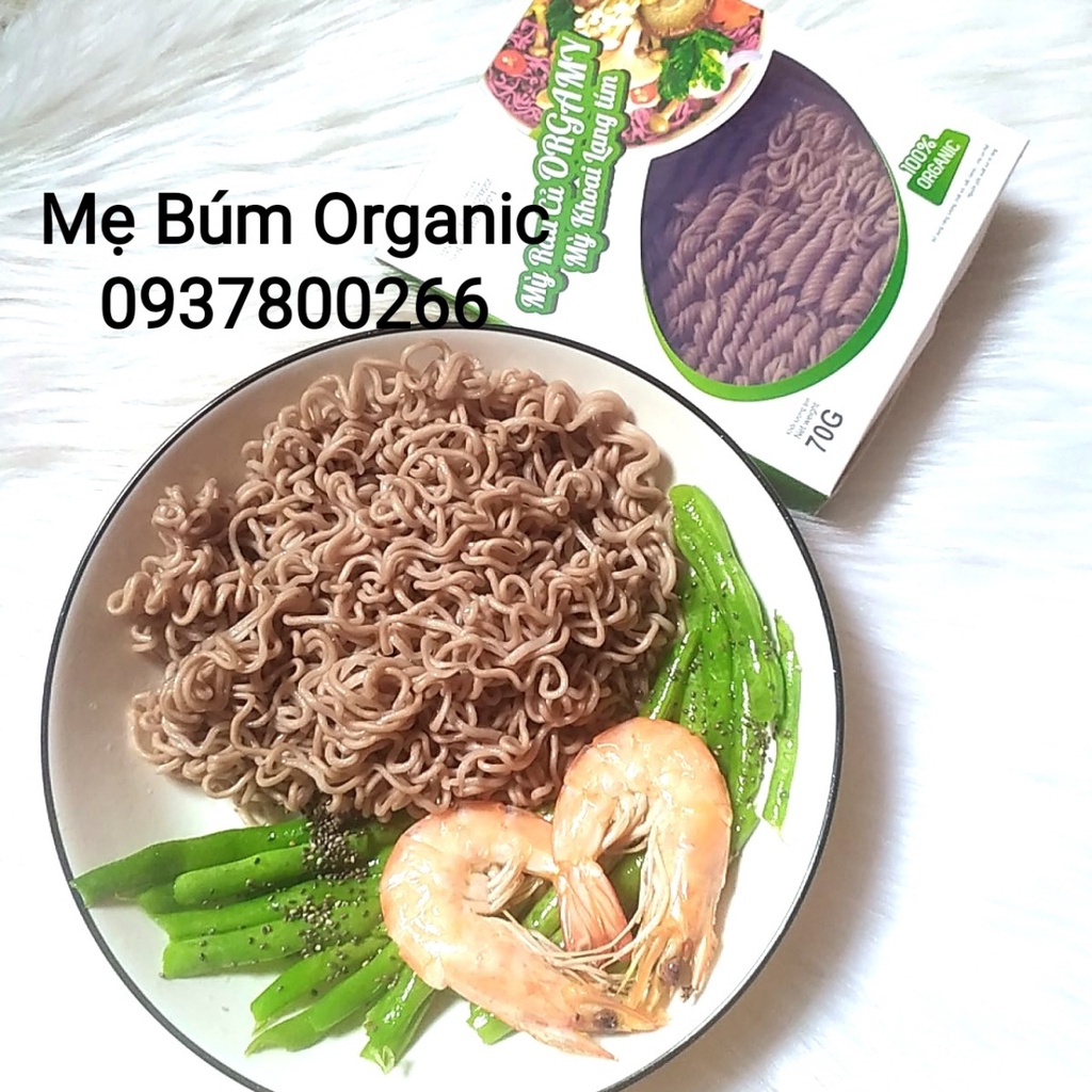 [ HCM Giao Hỏa Tốc - Mì 3 Vị ] Combo 5 Gói Mì Rau Củ Hữu Cơ Organic ORGAMY. Chuẩn  Eat clean Giảm Cân, Ăn chay,Mặn - 70g