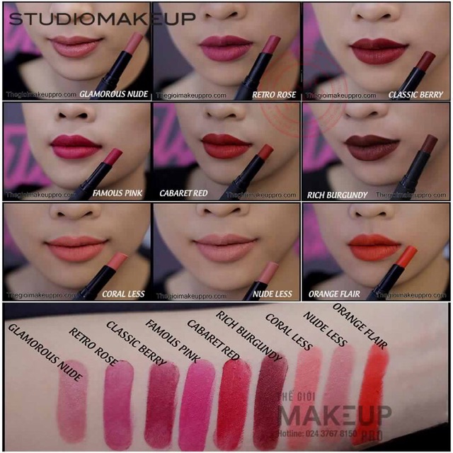 Son lì Studiomakeup Velour Lipstick SVL