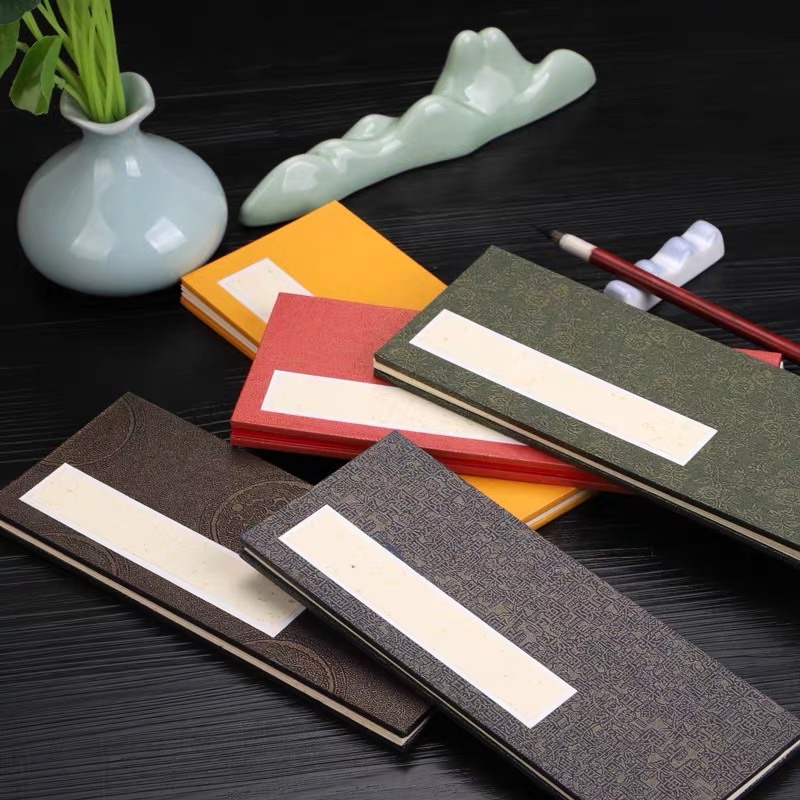 Sổ tay gấp phong cách tấu chương cổ trang/kiếm hiệp - 8x20cm - không chữ