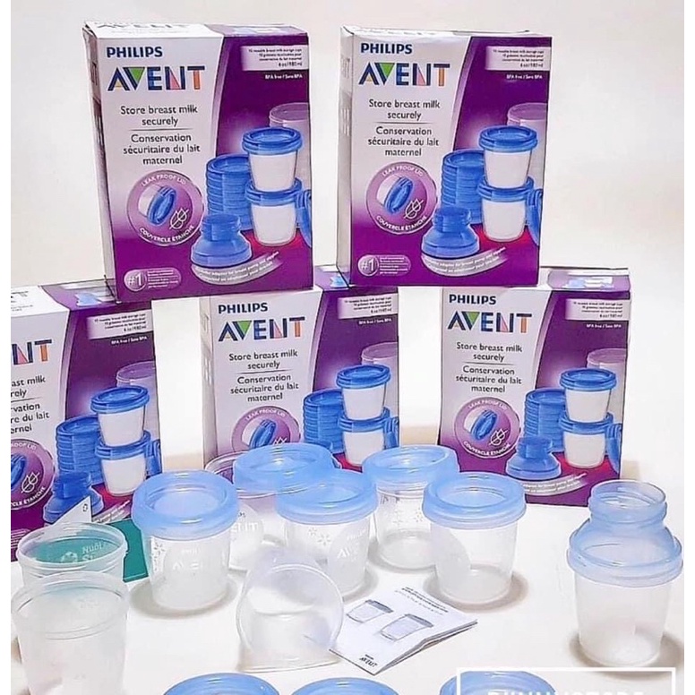 Cốc trữ sữa Avent Pháp
