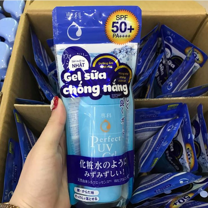 Gel sữa chống nắng Senka Perfect UV SPF50+ PA++++ 80g