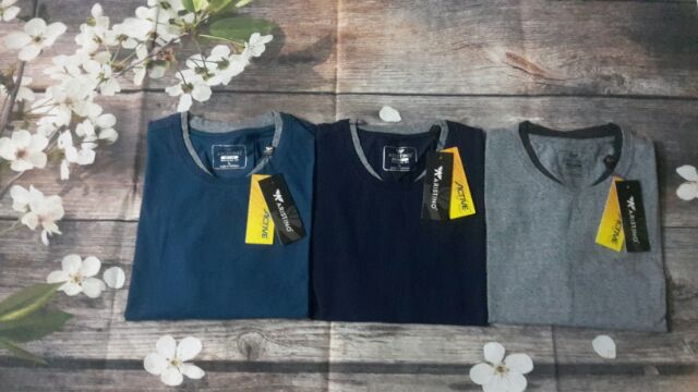 [OFF 40%] Áo thun nam dài tay Aristino cổ tròn trẻ trung ALT012W7, ảnh thật, tag 375k | BigBuy360 - bigbuy360.vn