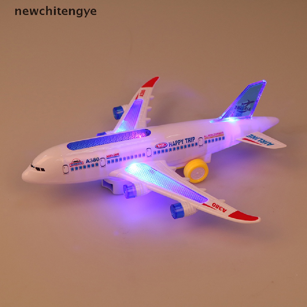 Mô hình máy bay đồ chơi Airbus A380 có đèn và nhạc cho bé