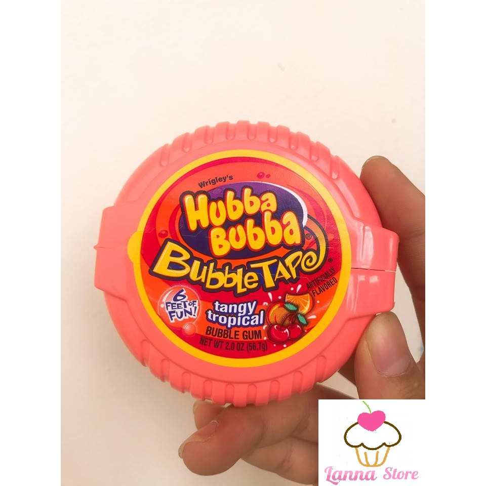 [HOT ĐỦ 6 VỊ] Kẹo gum cuộn Hubba Bubba - Mỹ