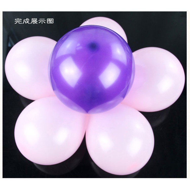 Nhựa kết bóng bay thành hình bông hoa trang trí sinh nhật trang trí thôi nôi đầy tháng tiệc cưới HAPPYKID DCKB