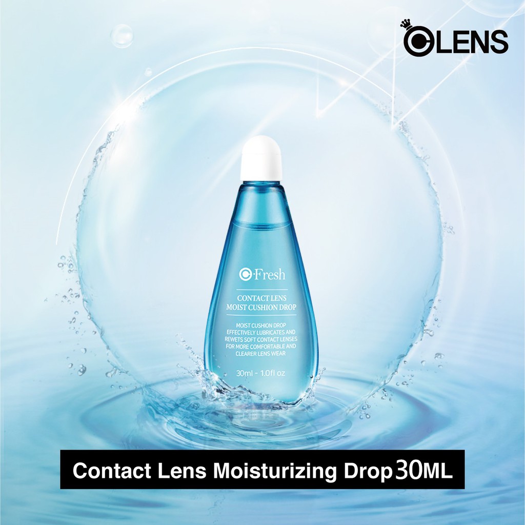 Dung Dịch Nhỏ và Bảo Quản Lens OFRESH MOIST CUSHION DROP - Hãng Nội Địa Hàn OLENS-Cung Cấp Độ Ẩm Tối Ưu Cho Mắt Nhạy Cảm