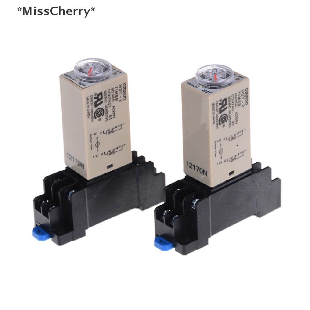 Rơ Le Hẹn Giờ 0-30s / 60s DPDT 220V H3Y-2 Chuyên Dụng