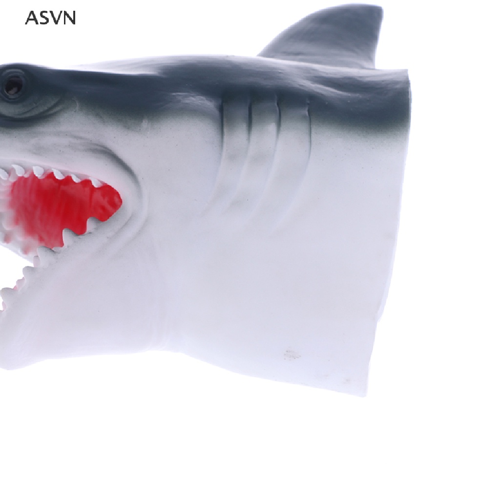 Con rối tay kiểu cá mập bằng cao su mềm thú vị