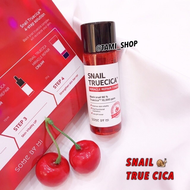 Set Dưỡng Some By Mi Snail Truecica Miracle Repair Stared Kit