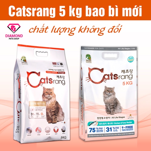 [AN TOÀN – TIẾT KIỆM] DATE XA - Thức ăn cho mèo mọi lứa tuổi Catsrang 5kg – cam kết hàng chuẩn, đảm bảo tiêu chí 6 không