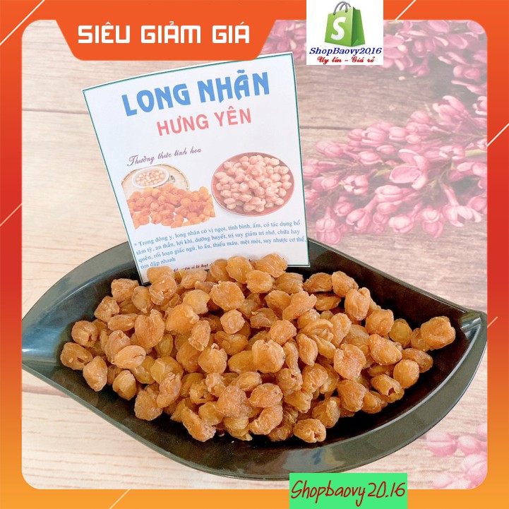 500g Long Nhãn sấy khô ♥Free ship♥ Nhãn Hưng Yên Loại Dẻo ngon ngọt