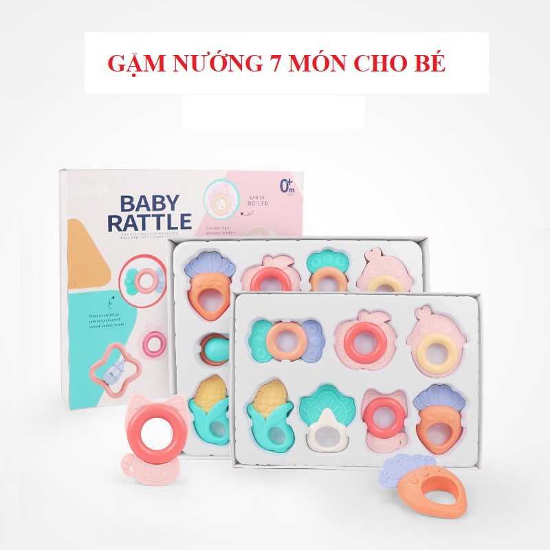 Gặm nướu 7 món, 10 món cao cấp cho bé