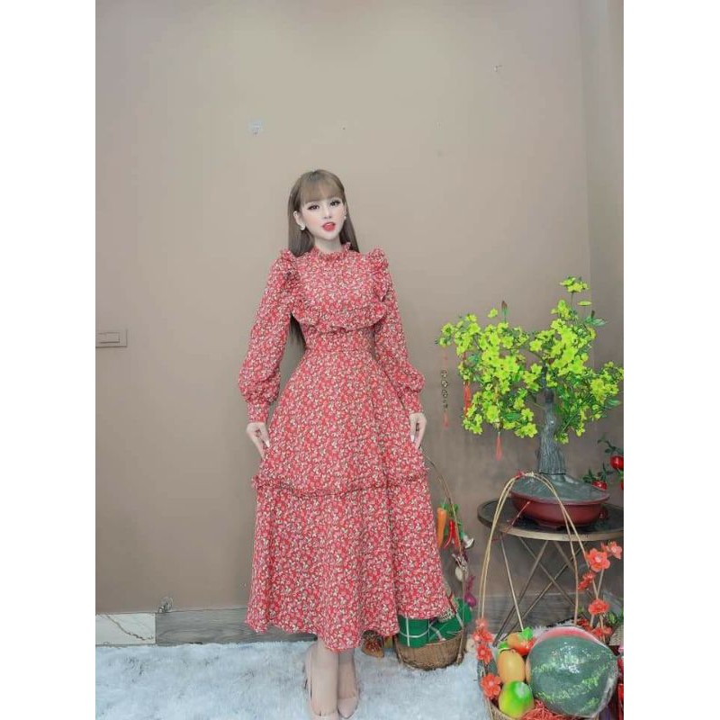 Đầm hoa tiểu thư S,M, L | BigBuy360 - bigbuy360.vn