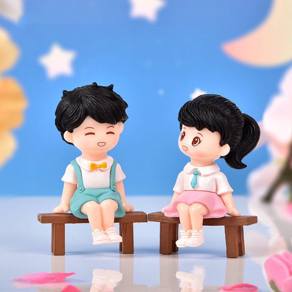 JARRED Mô Hình Cặp Đôi Mặc Đồng Phục Đi Học Mini Dễ Thương DIY