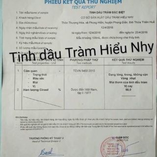 Tinh dầu tràm Hiểu Nhy 50ml