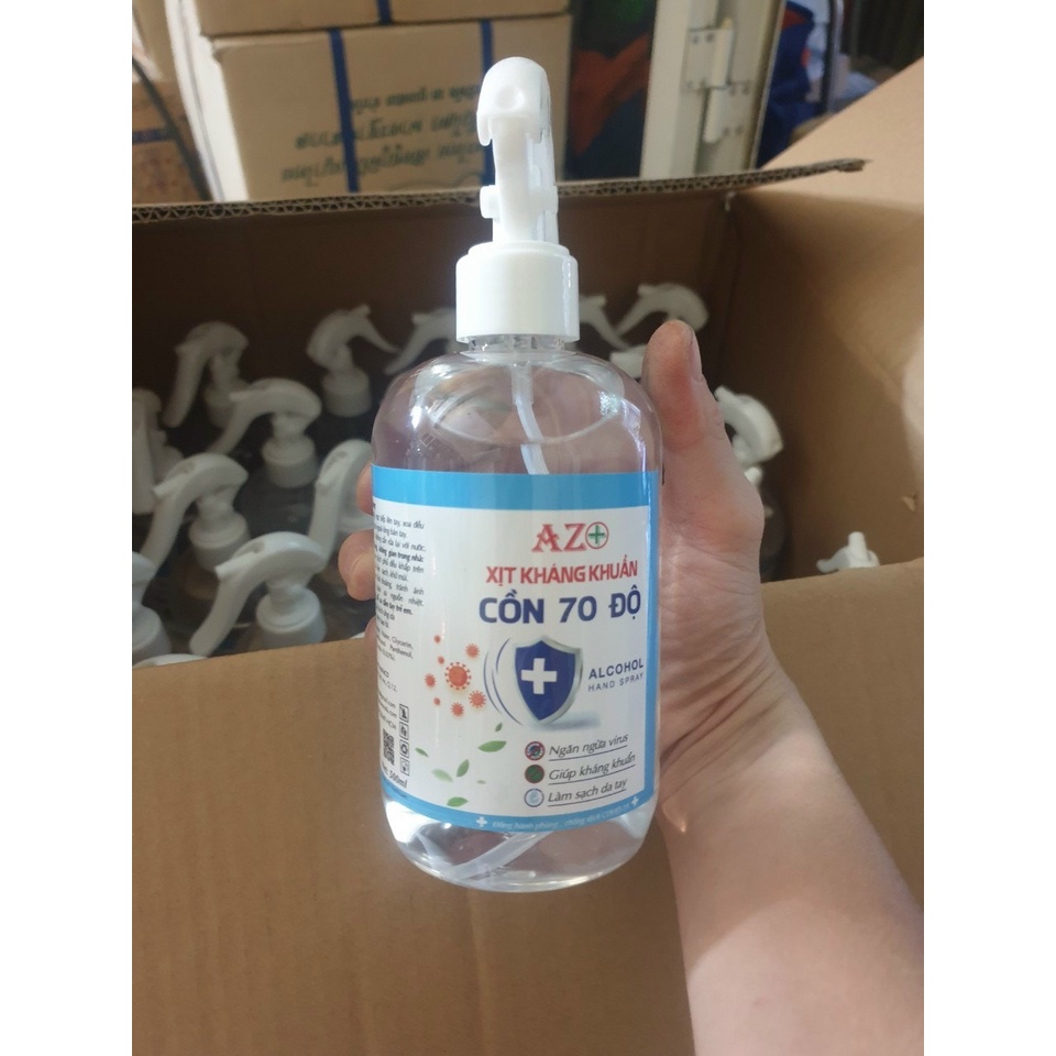 01 Chai Xịt Khuẩn Cồn 70 Độ AZ 500ml