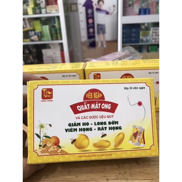 VIÊN NGẬM QUẤT MẬT ONG TÂM VIỆT  - HÀNG CHÍNH HÃNG