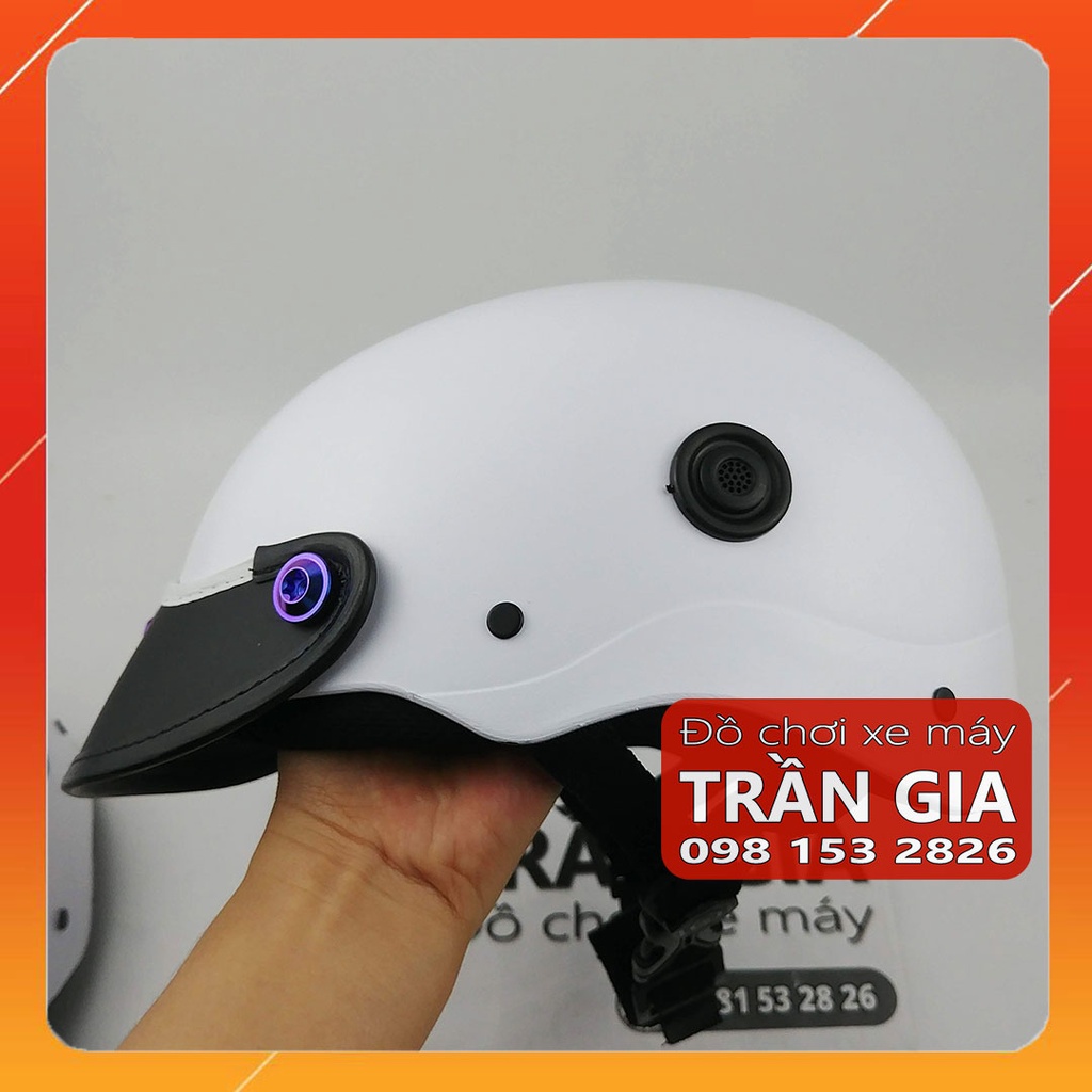Mũ bảo hiểm gắn ốc Titan Lục Bảo Gr5 Salaya nam nữ nón 1/2 nửa đầu thời trang cao cấp chính hãng LS