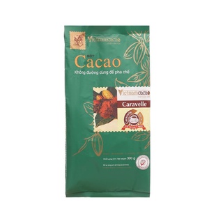 Bột ca cao nguyên chất Vietnamcacao Caravelle không đường túi 300g