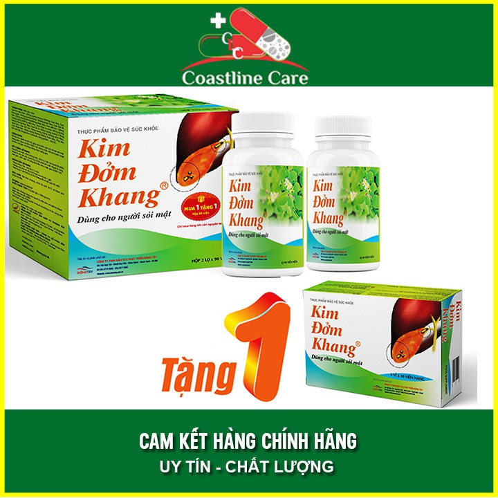 Kim Đởm Khang Hộp 180 Viên - Giúp Tăng Cường Sức Khỏe Gan Mật