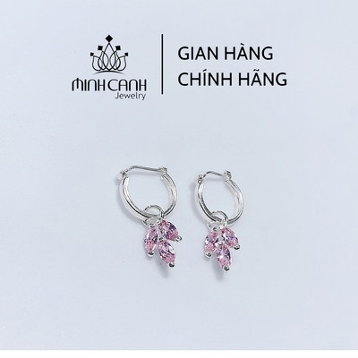 Bông Tai Bạc Trẻ Em Đính Đá MCJ10081004 - Minh Canh Jewelry