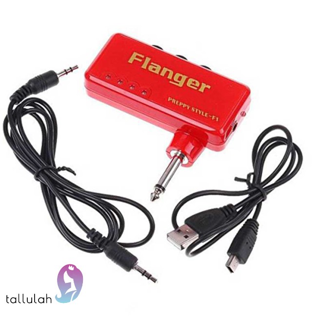 Mini Guitar Pocket AMP Headphone Output Metal Distortion AMP Simulator Effects Portable Amplifier