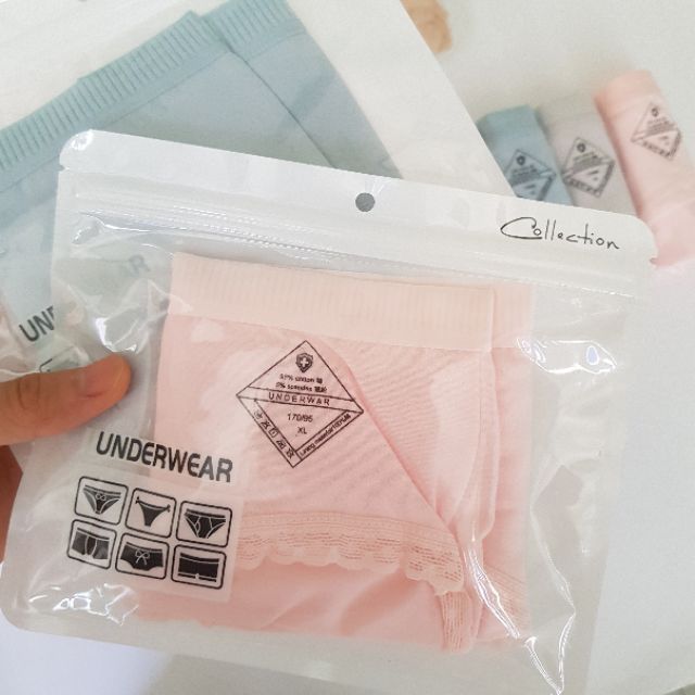 SALE LỚN XẢ KHO Quần Lót nữ thông hơi thoáng khí Có Túi Zip, tặng móc khóa xinh xắn 06 | BigBuy360 - bigbuy360.vn