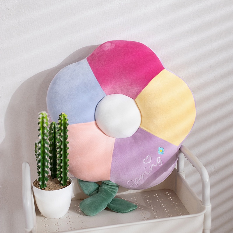 Gối Ôm Nhồi Bông Mềm Mại Hình Hoa Anh Đào/ Hoa Anh Đào Xinh Xắn 45cm