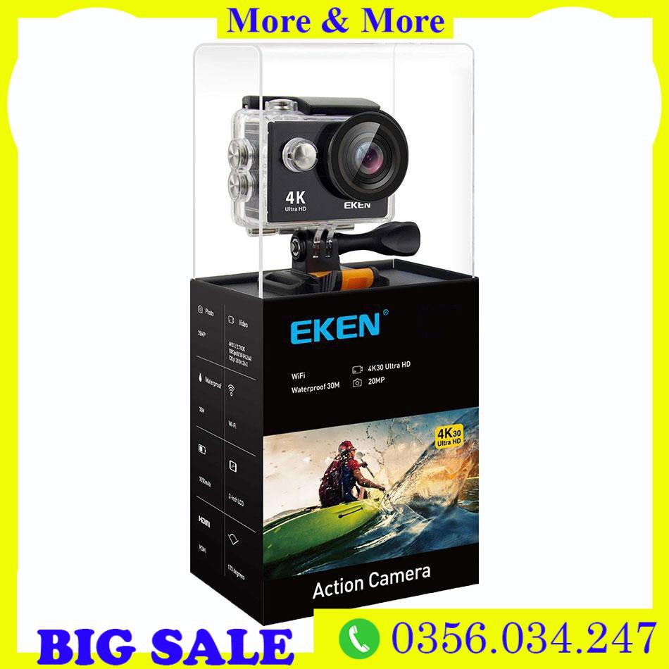 ⭐Camera hành trình Eken Ultra HD Wifi quay video 4K tặng đầy đủ bộ phụ kiện sports lắp đặt trên cả ô tô xe máy b