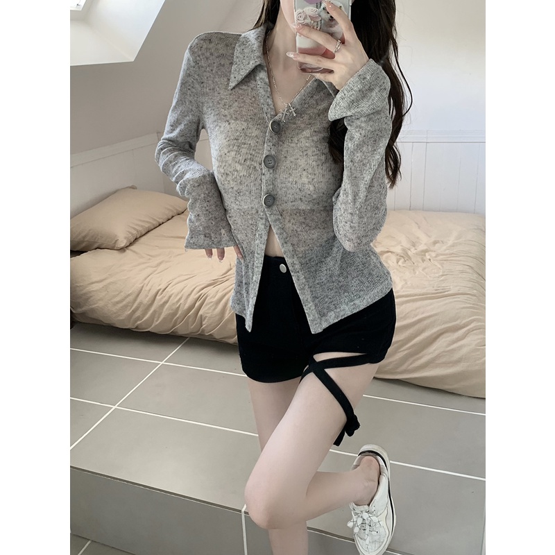 QKOOLE Áo Khoác Mỏng Dài Tay Chống Nắng Thời Trang Hàn Quốc Cho Nữ