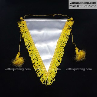 [HCM] Combo 5 cái Phôi cờ lưu niệm tam giác - in chuyển nhiệt