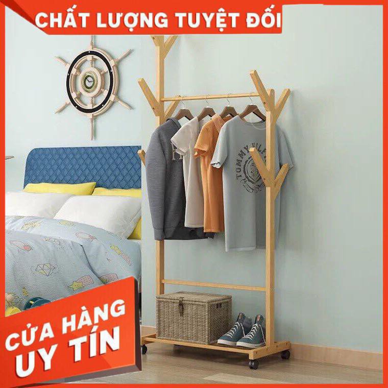 Cây treo quần áo gỗ thông cao cấp, siêu chắc chắn. Cây treo quần áo chữ A