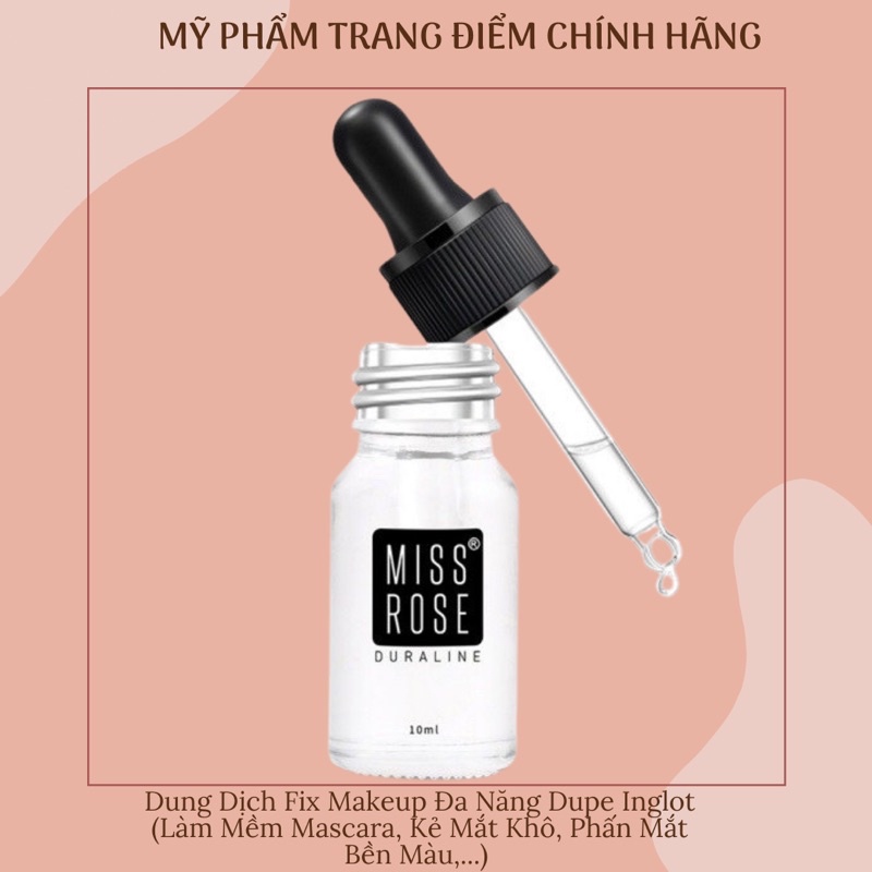 Dung Dịch Làm Mềm Hoá Lỏng Mỹ Phẩm Fix Makeup (Mềm Mascara) Đa Chức Năng Dupe Inglot