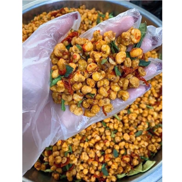 500g Ngô cay lắc lá chanh bò khô