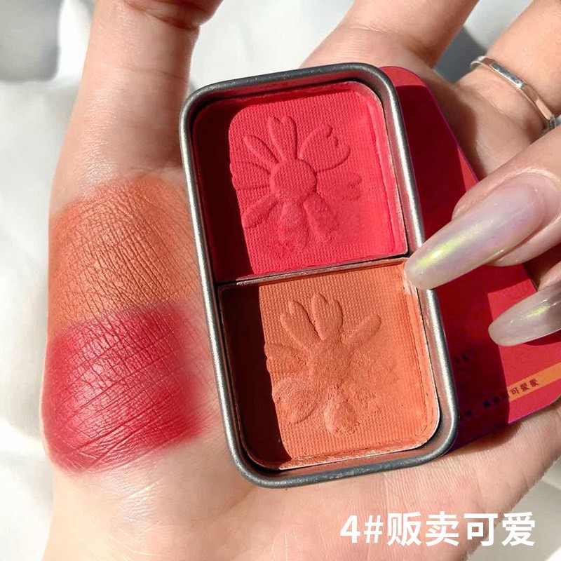 Phấn mắt 2 ô DIKALU trái cây dạng hộp thiếc F108 | BigBuy360 - bigbuy360.vn