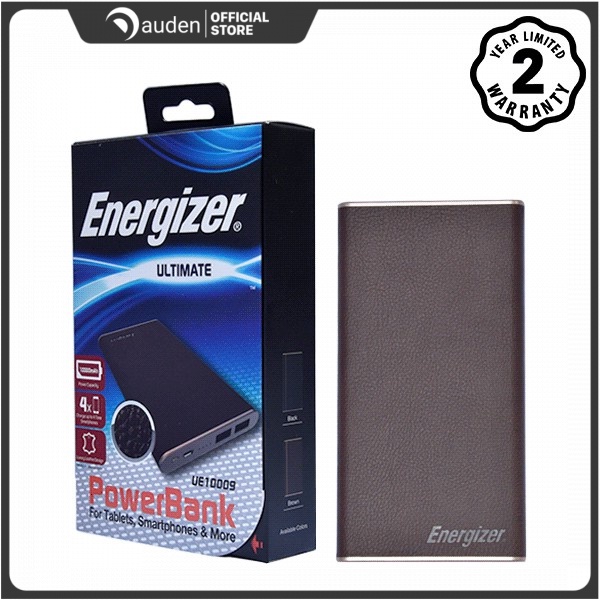 [ Mã &quot;DAUDEN124&quot; - 124k ĐH 499k] Pin sạc dự phòng Energizer 10,000mAh (Luxury Leather)