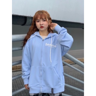 Áo Hoodie Zip Insane® Basic ver 1.0 - Baby Blue