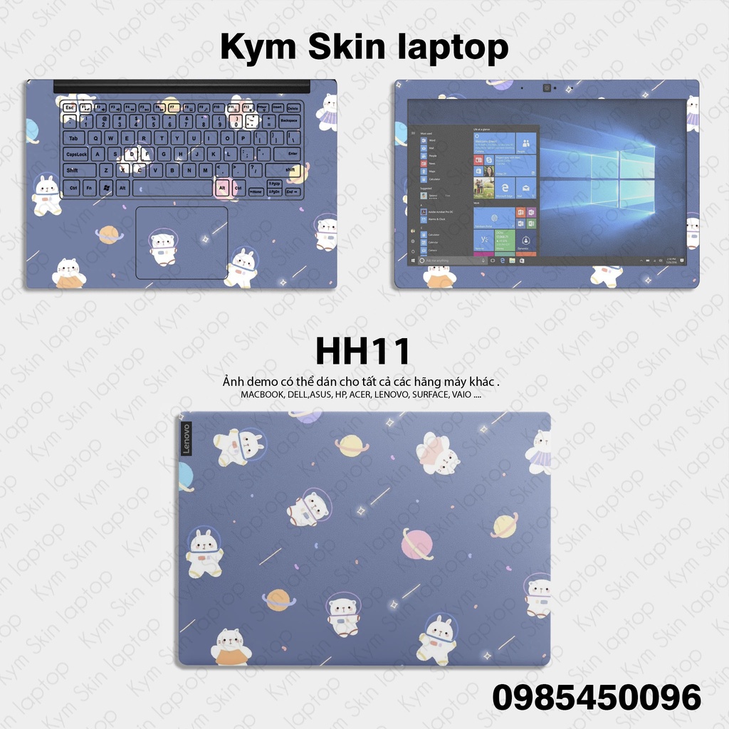 Skin Laptop in theo mẫu Khung Cảnh Thiên Nhiên - Cắt Sẵn Theo Kích Thước Từng Laptop