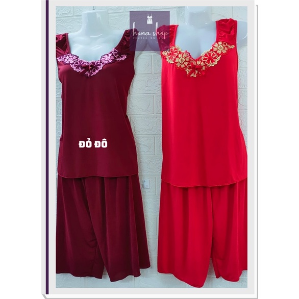 Đồ Bộ Ngủ Thun Lạnh QUẦN LỬNG - DÂY NHŨNG <70KG | BigBuy360 - bigbuy360.vn