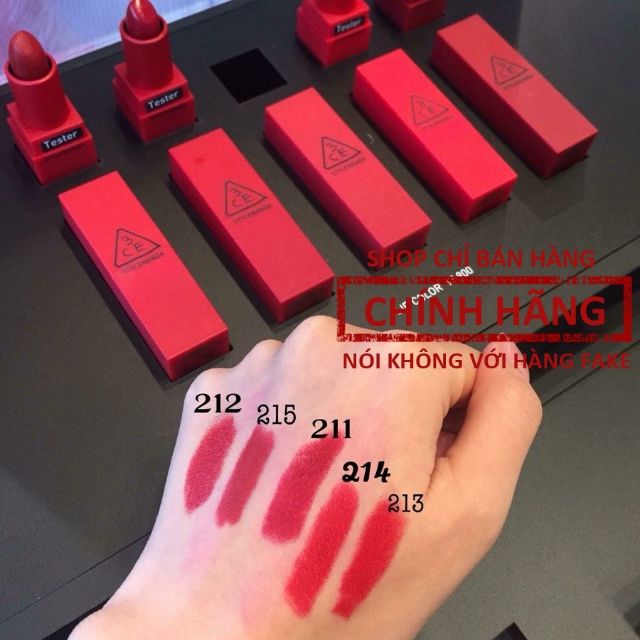 Son 3CE red recipe matte lip color