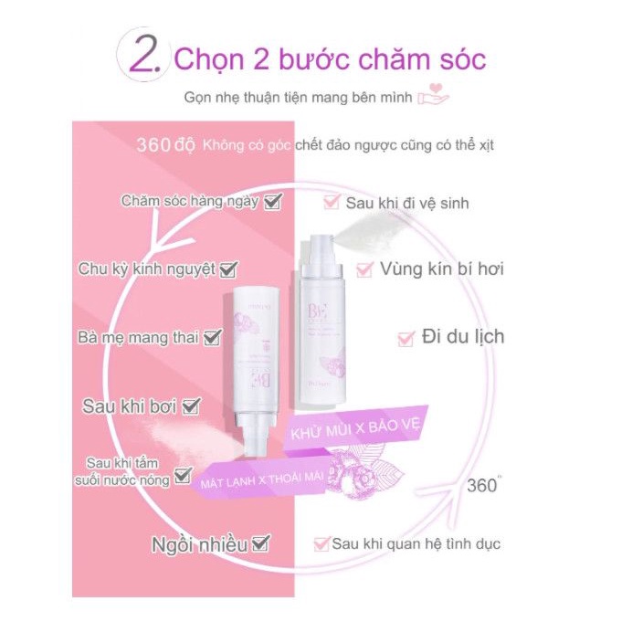 Combo dung dịch vệ sinh giảm viêm nhiễm nấm ngứa Lagumi + toner kháng khuẩn vùng kín Douxi