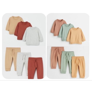 Set bộ nỉ bông mềm thu đông HM chính hãng