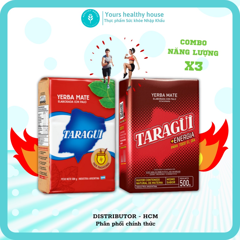 Combo 2 Trà Yerba Mate tăng năng lượng + FREE 20 Túi Lọc Tái Sử Dụng. Hỗ trợ tập luyện, thể thao, giảm cân,stress