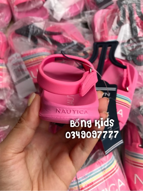 Dép Bé Gái Cầu Vồng Pink