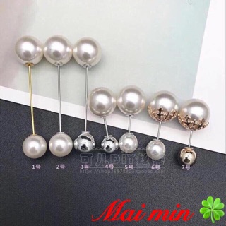 Set cài áo ngọc trai 7 chi tiết