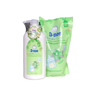 Nước súc bình sữa và rau quả d-nee chai 620ml và túi 600ml