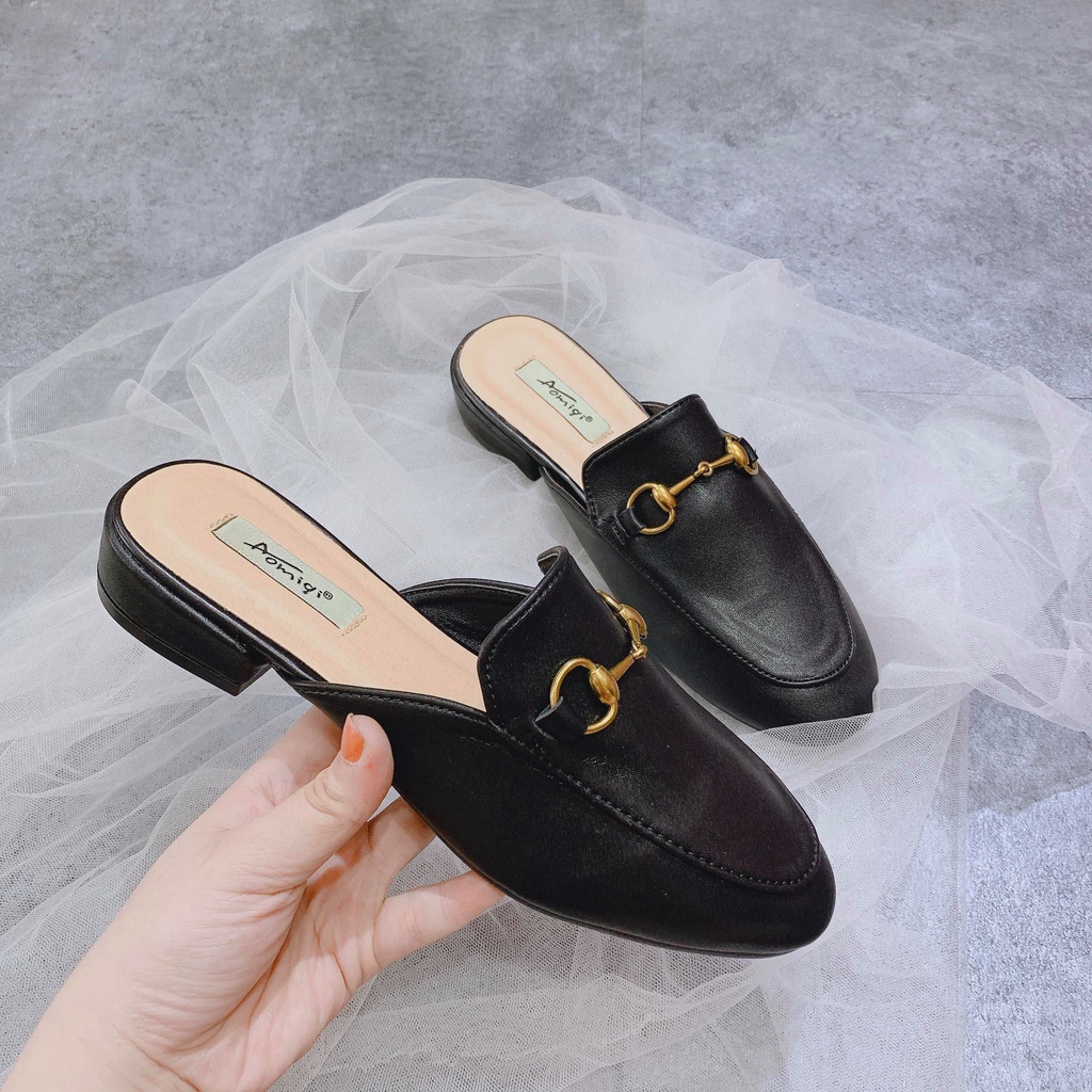 Giày Sục Da Đai Khuy Xích Ami Hàng Đẹp (2 Mẫu) | BigBuy360 - bigbuy360.vn