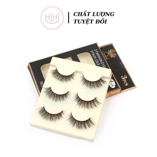 Lông mi giả chồn 3D hộp 3 cặp tự nhiên- Lông mi chồn 3 Fashion Eyelashes 3 Faux
