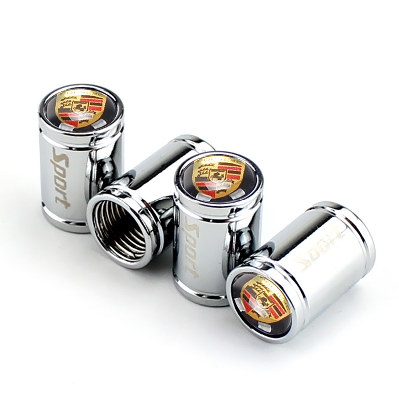 Bộ 4 Nắp Van Bánh Xe Hơi Porsche 911 718 Hộpster Cayman Panamera